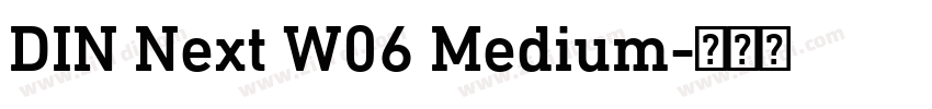 DIN Next W06 Medium字体转换